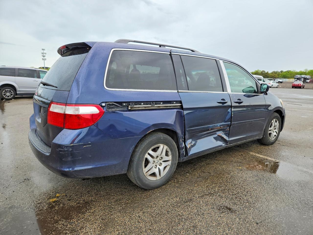 2006 Honda Odyssey Exl Синий vin: 5FNRL38706B121946