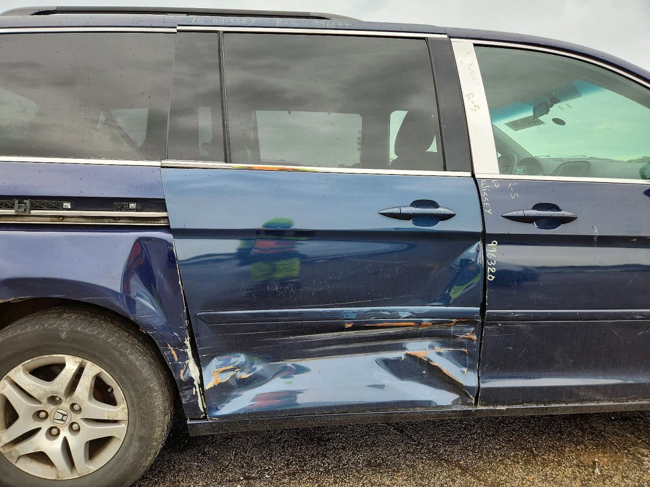 2006 Honda Odyssey Exl Синий vin: 5FNRL38706B121946