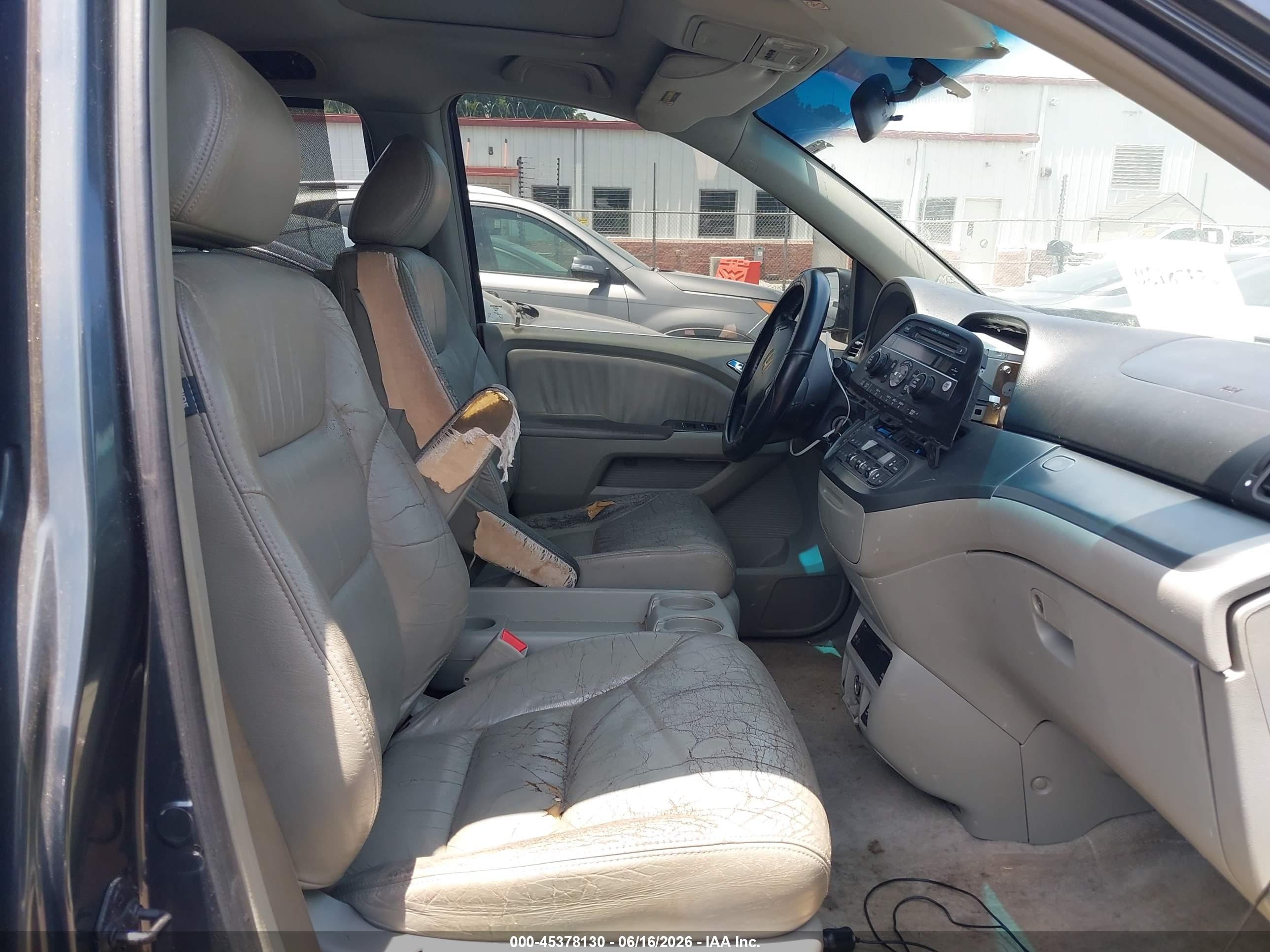 2006 Honda Odyssey Ex-l Gray vin: 5FNRL38706B436892