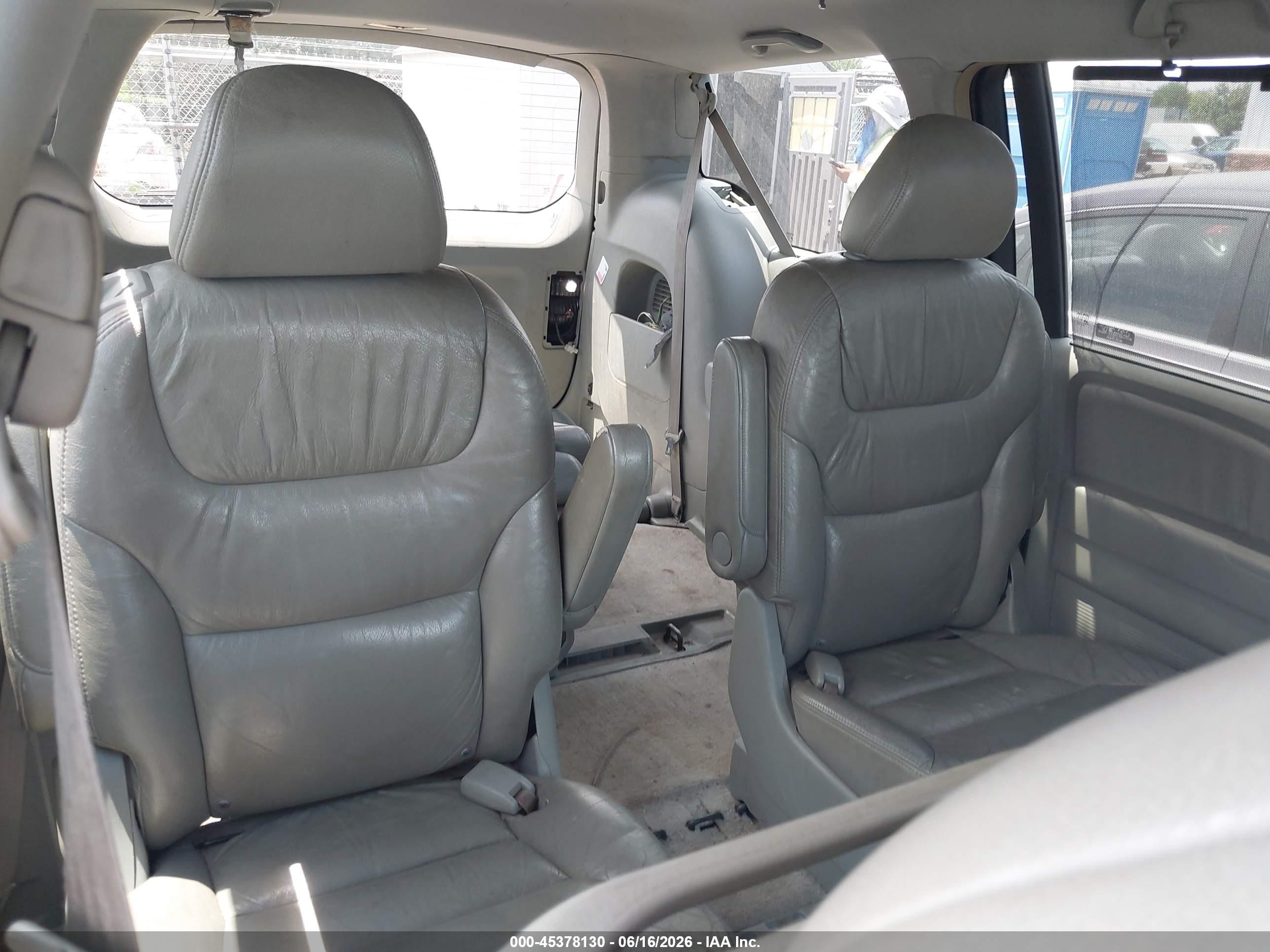 2006 Honda Odyssey Ex-l Gray vin: 5FNRL38706B436892