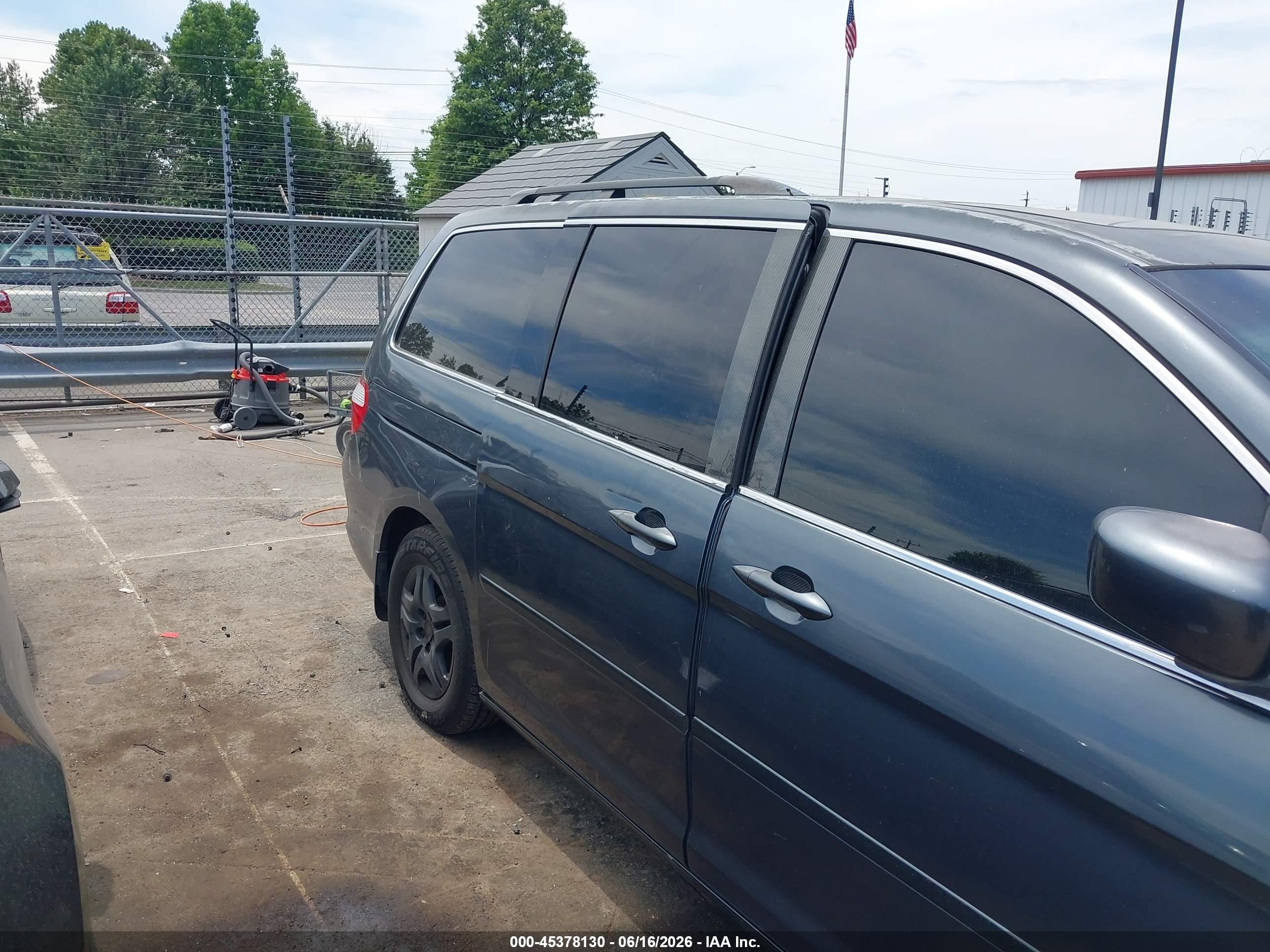 2006 Honda Odyssey Ex-l Gray vin: 5FNRL38706B436892