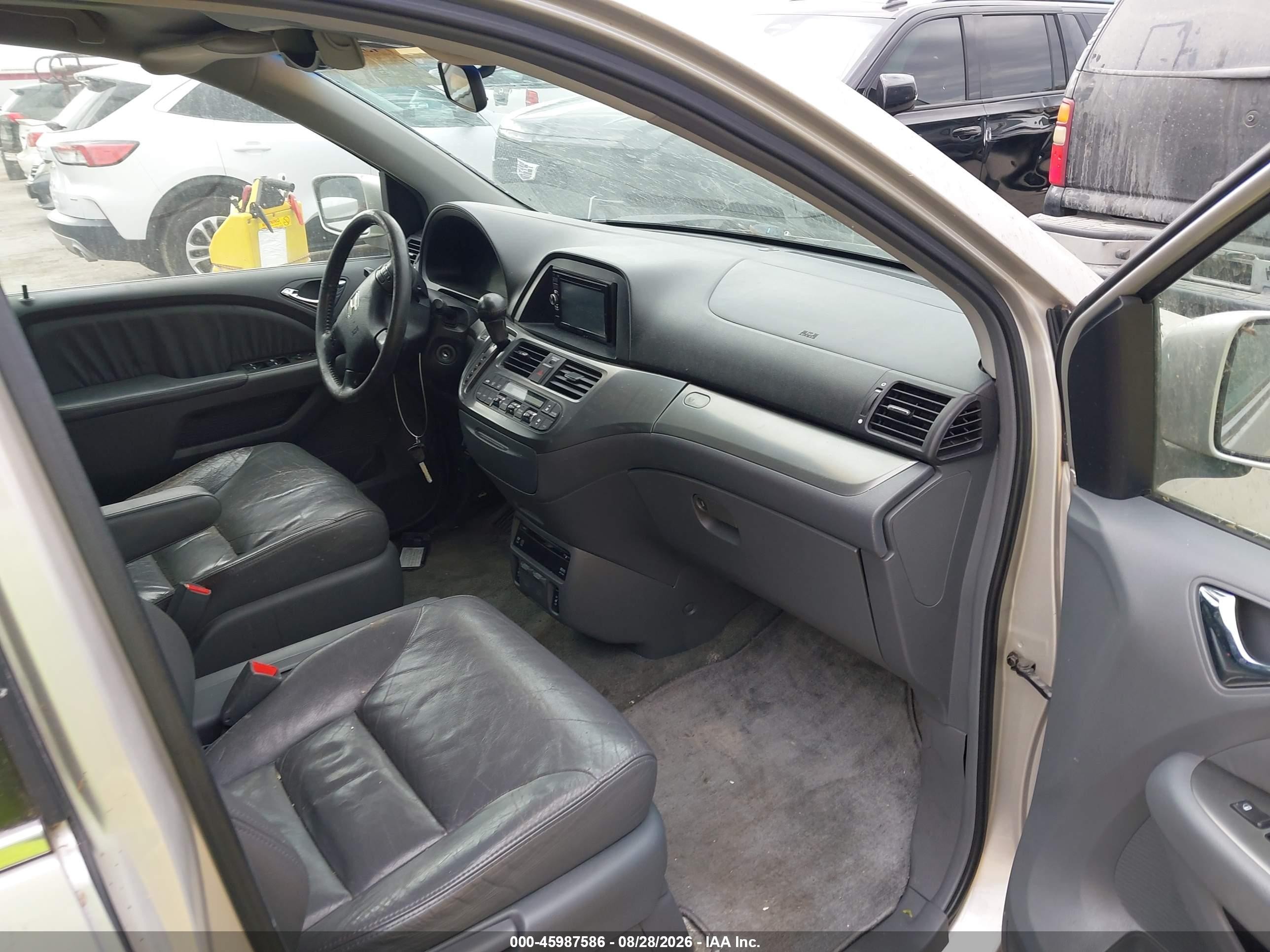 2006 Honda Odyssey Ex-l Tan vin: 5FNRL38706B449173