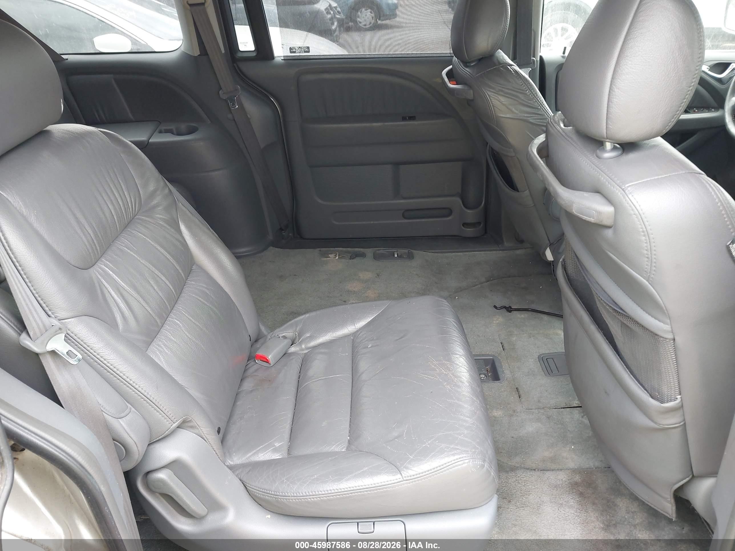 2006 Honda Odyssey Ex-l Tan vin: 5FNRL38706B449173