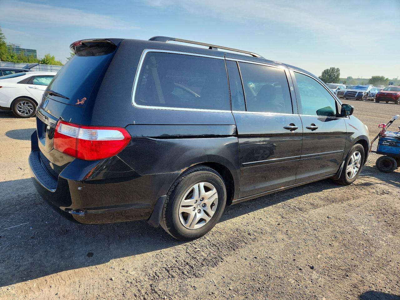 2006 Honda Odyssey Exl Черный vin: 5FNRL38706B450226