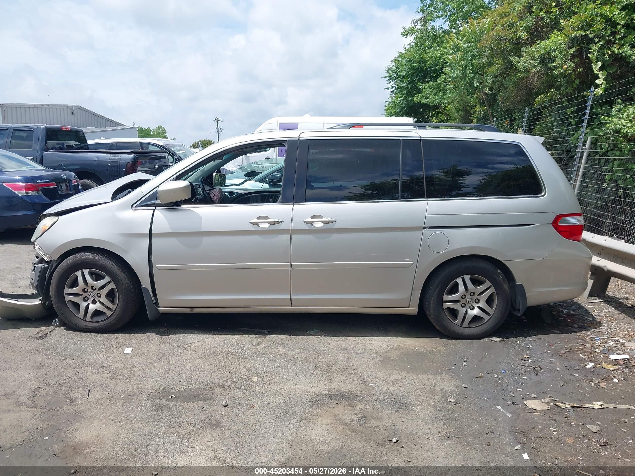 2006 Honda Odyssey Ex-l Gray vin: 5FNRL38706B454289