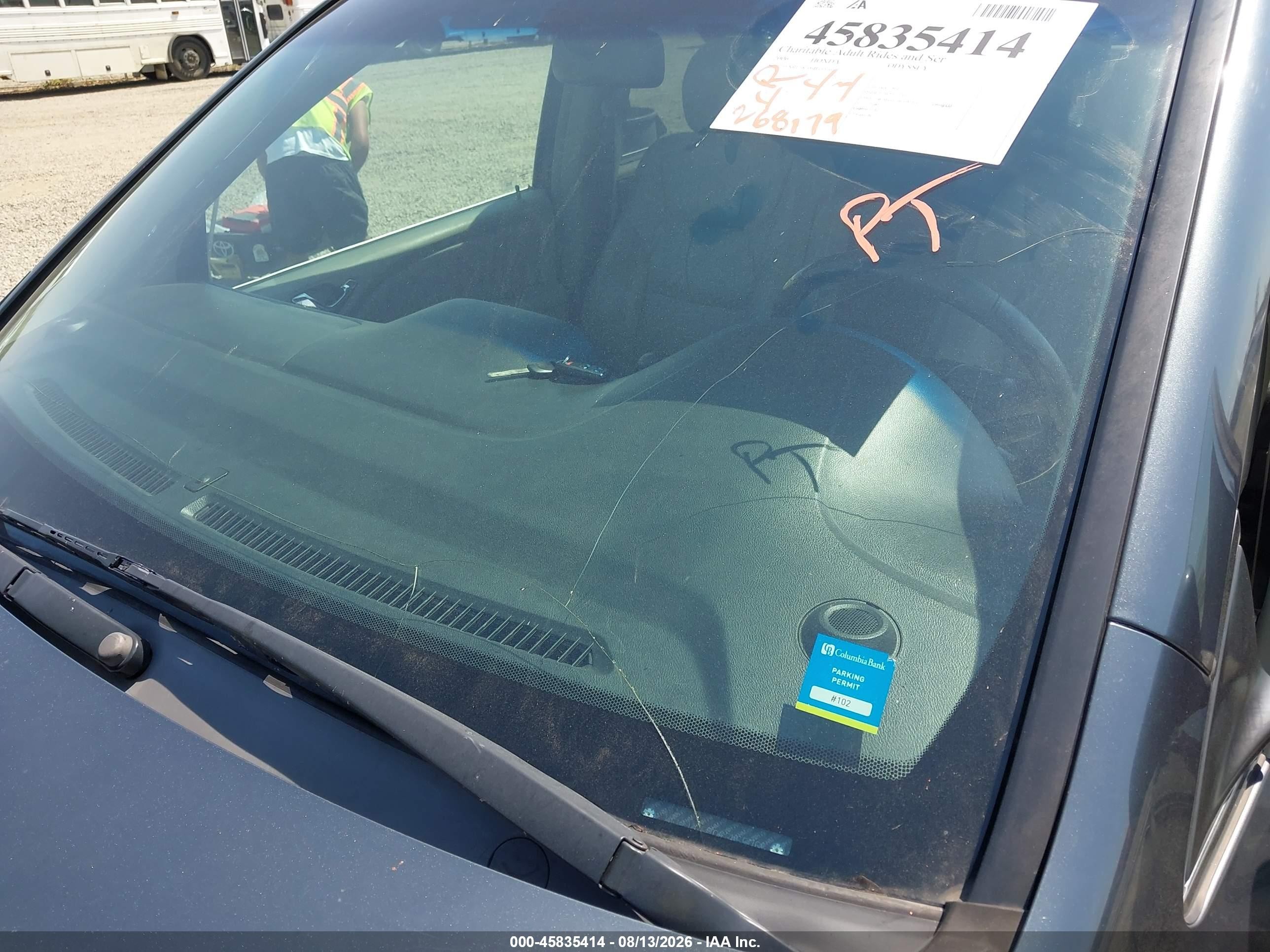 2006 Honda Odyssey Ex-l Blue vin: 5FNRL38706B455765