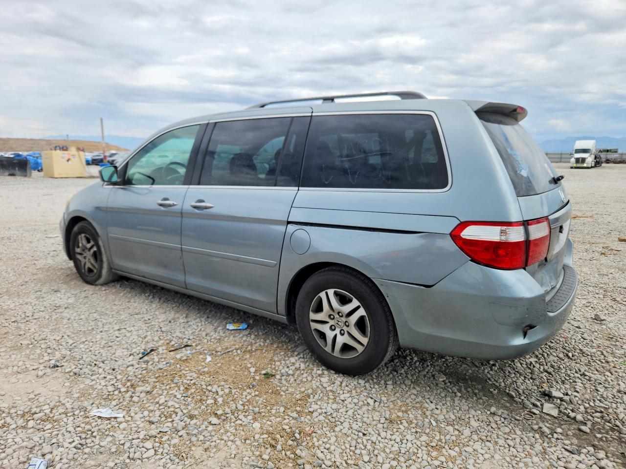 2007 Honda Odyssey Exl Teal vin: 5FNRL38707B024439