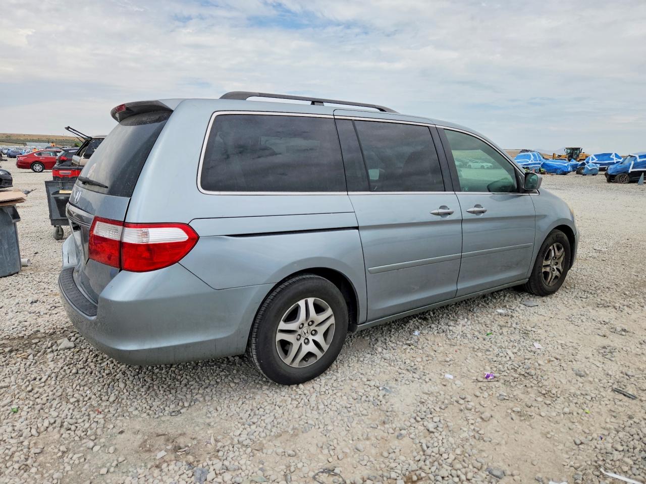 2007 Honda Odyssey Exl Teal vin: 5FNRL38707B024439