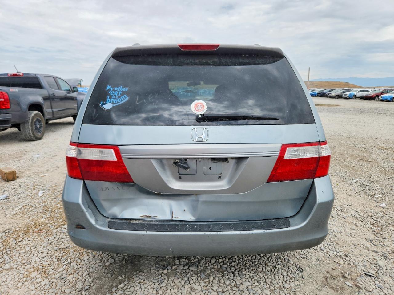 2007 Honda Odyssey Exl Teal vin: 5FNRL38707B024439