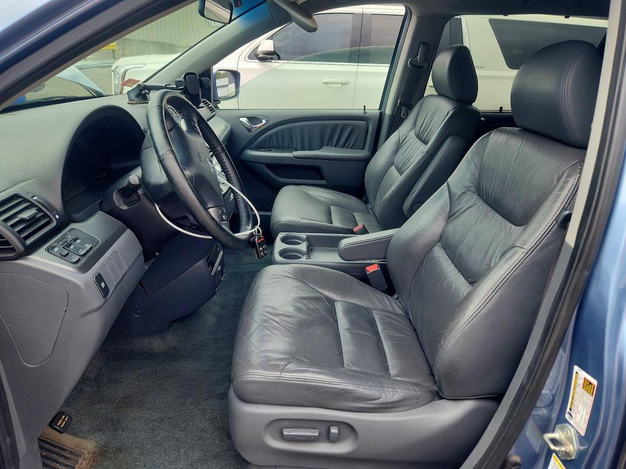 2007 Honda Odyssey Exl Blue vin: 5FNRL38707B067016