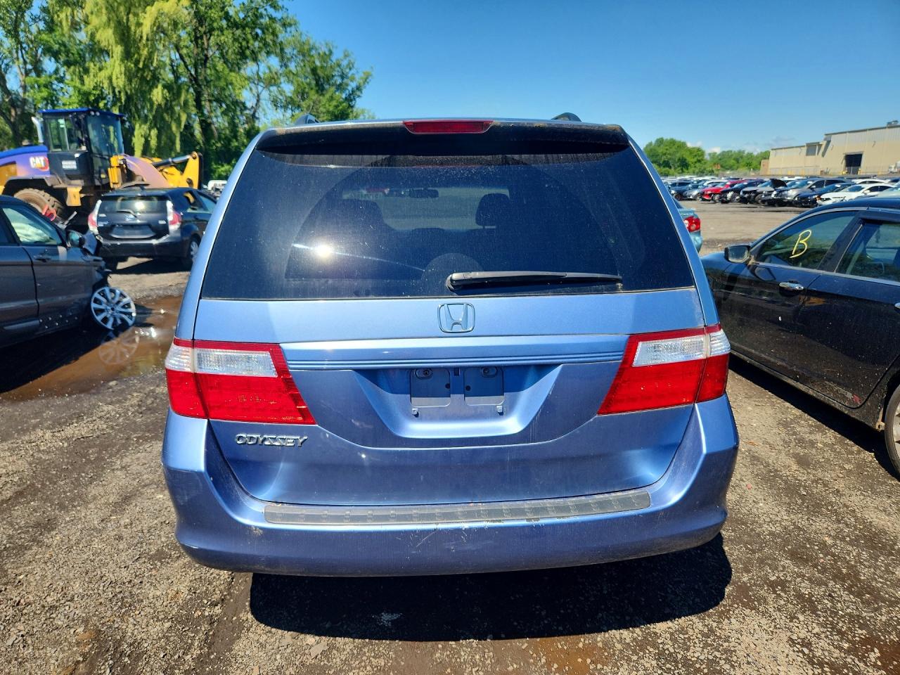 2007 Honda Odyssey Exl Blue vin: 5FNRL38707B071907