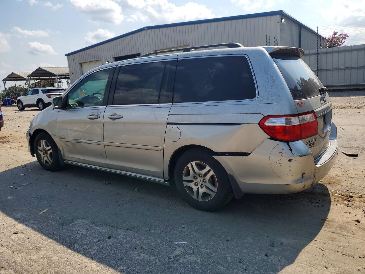 2007 Honda Odyssey Exl Silver vin: 5FNRL38707B073902