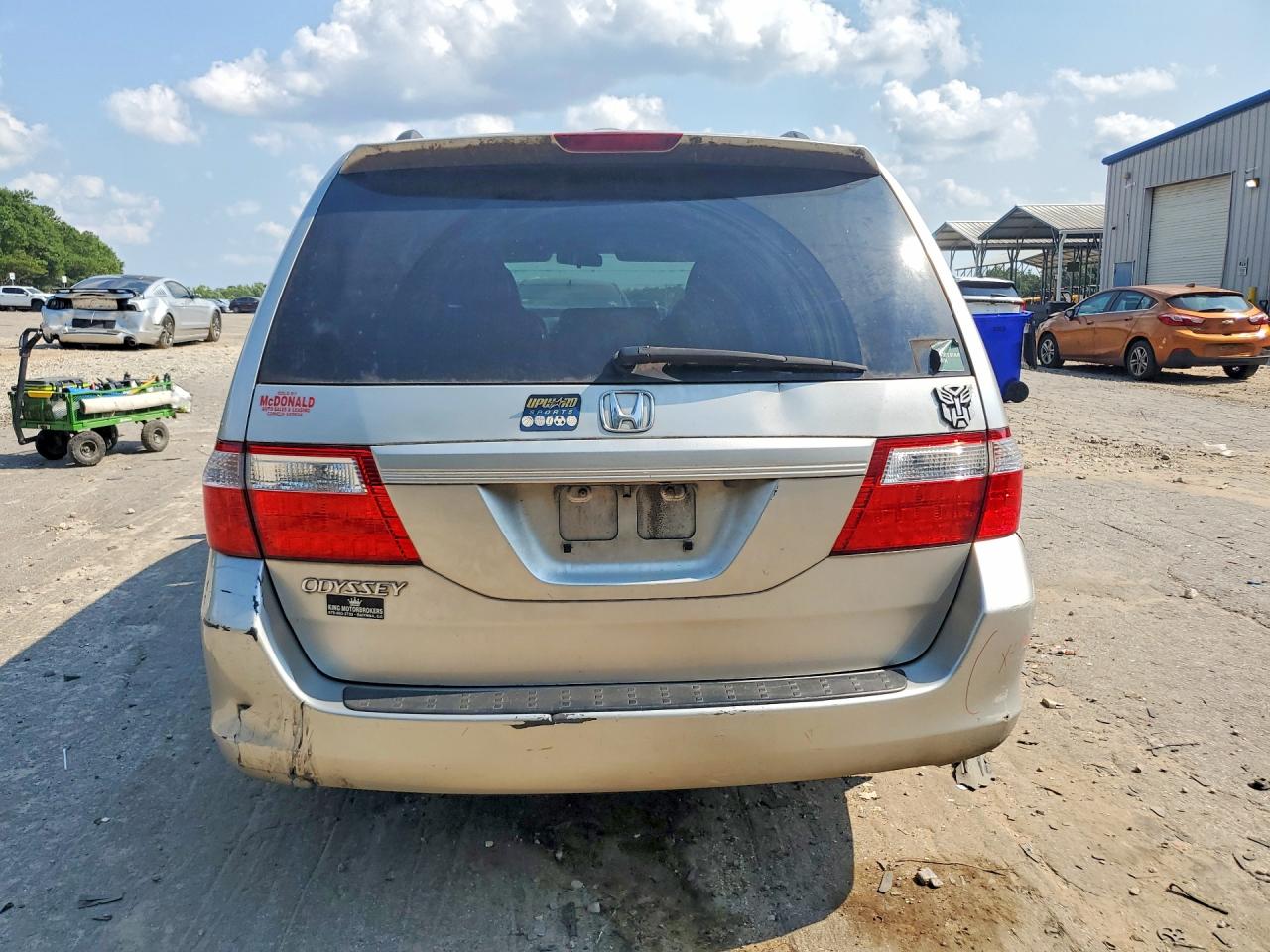 2007 Honda Odyssey Exl Silver vin: 5FNRL38707B073902