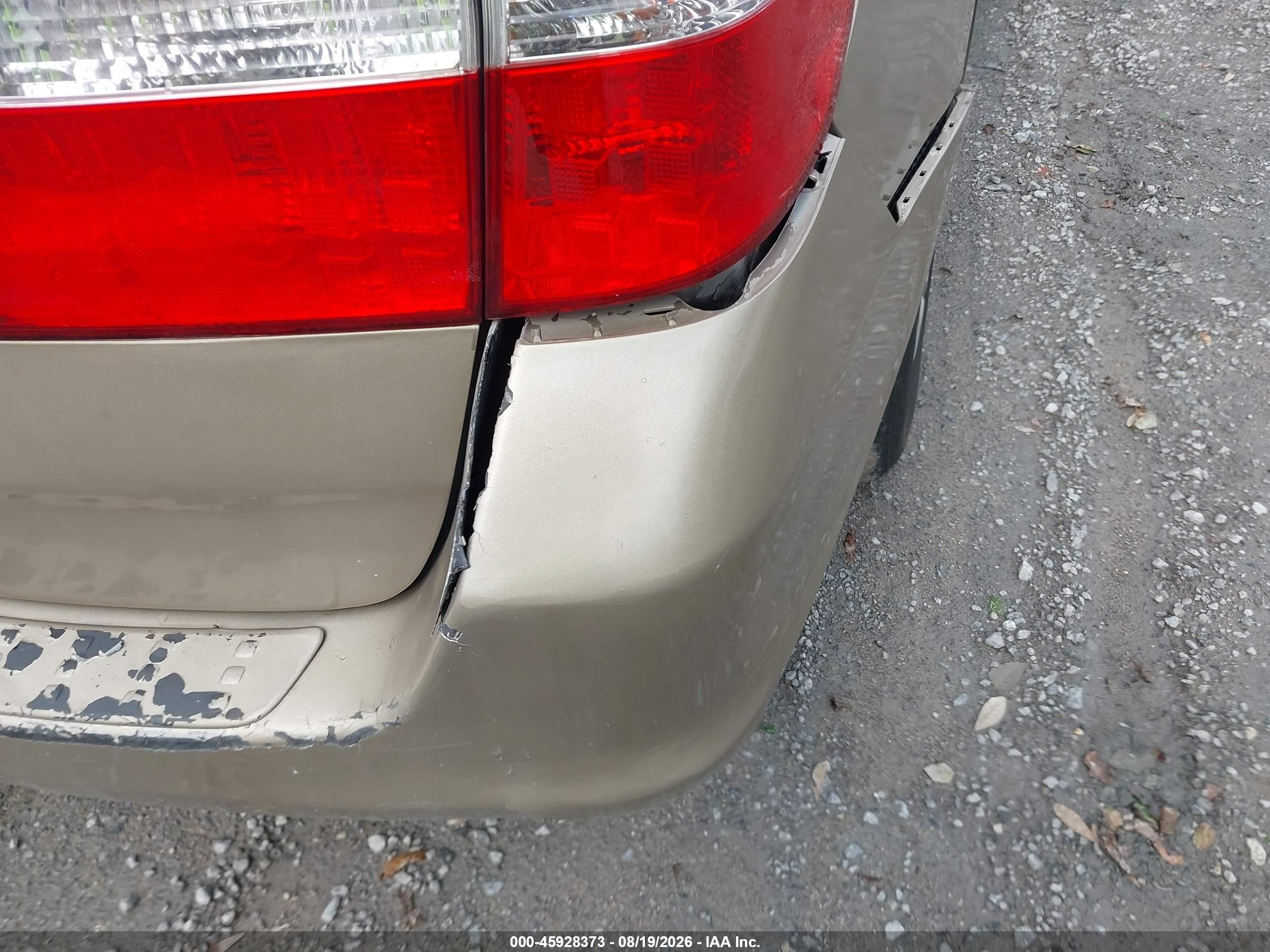 2007 Honda Odyssey Ex-l Gold vin: 5FNRL38707B105909