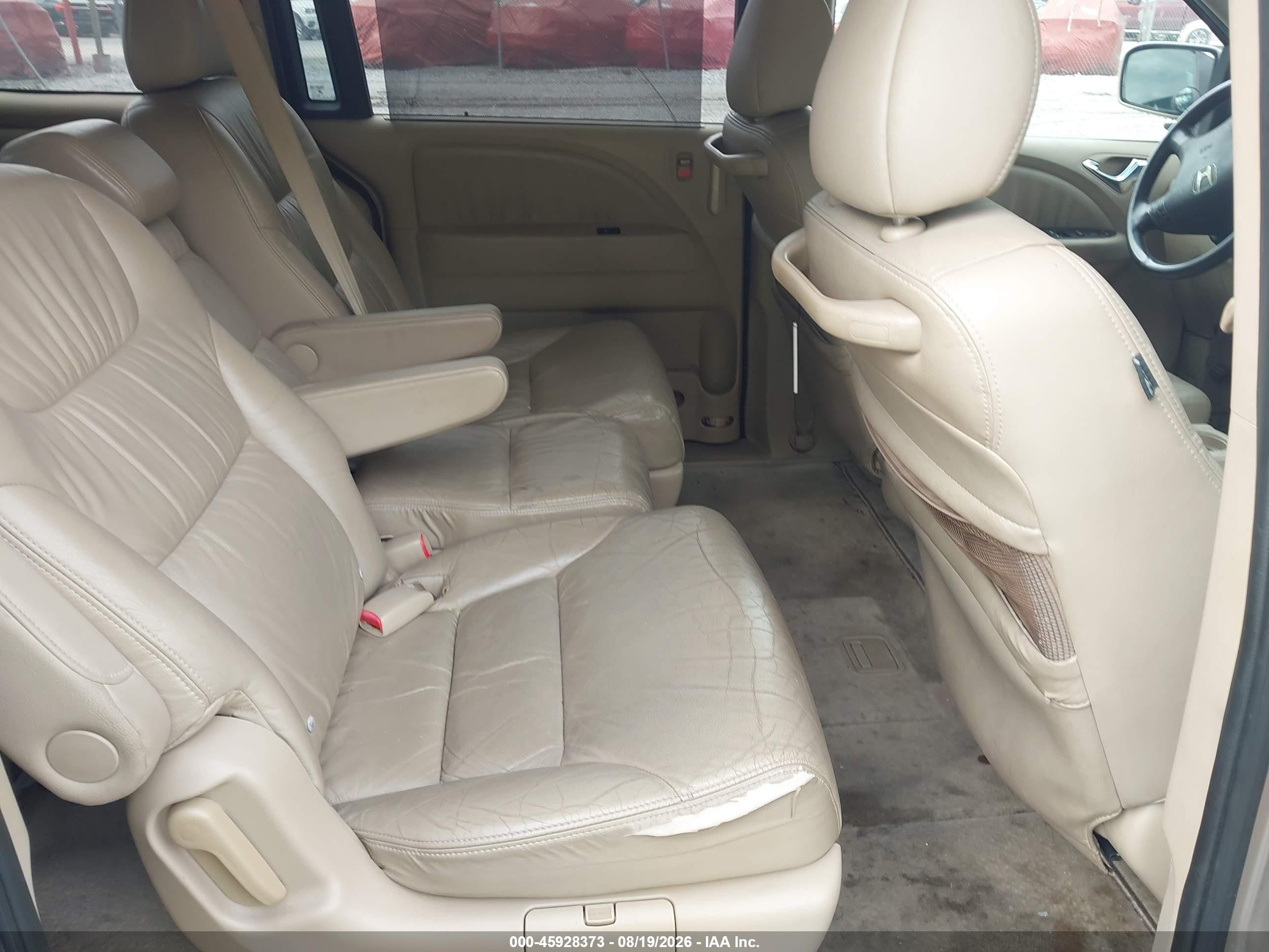 2007 Honda Odyssey Ex-l Gold vin: 5FNRL38707B105909