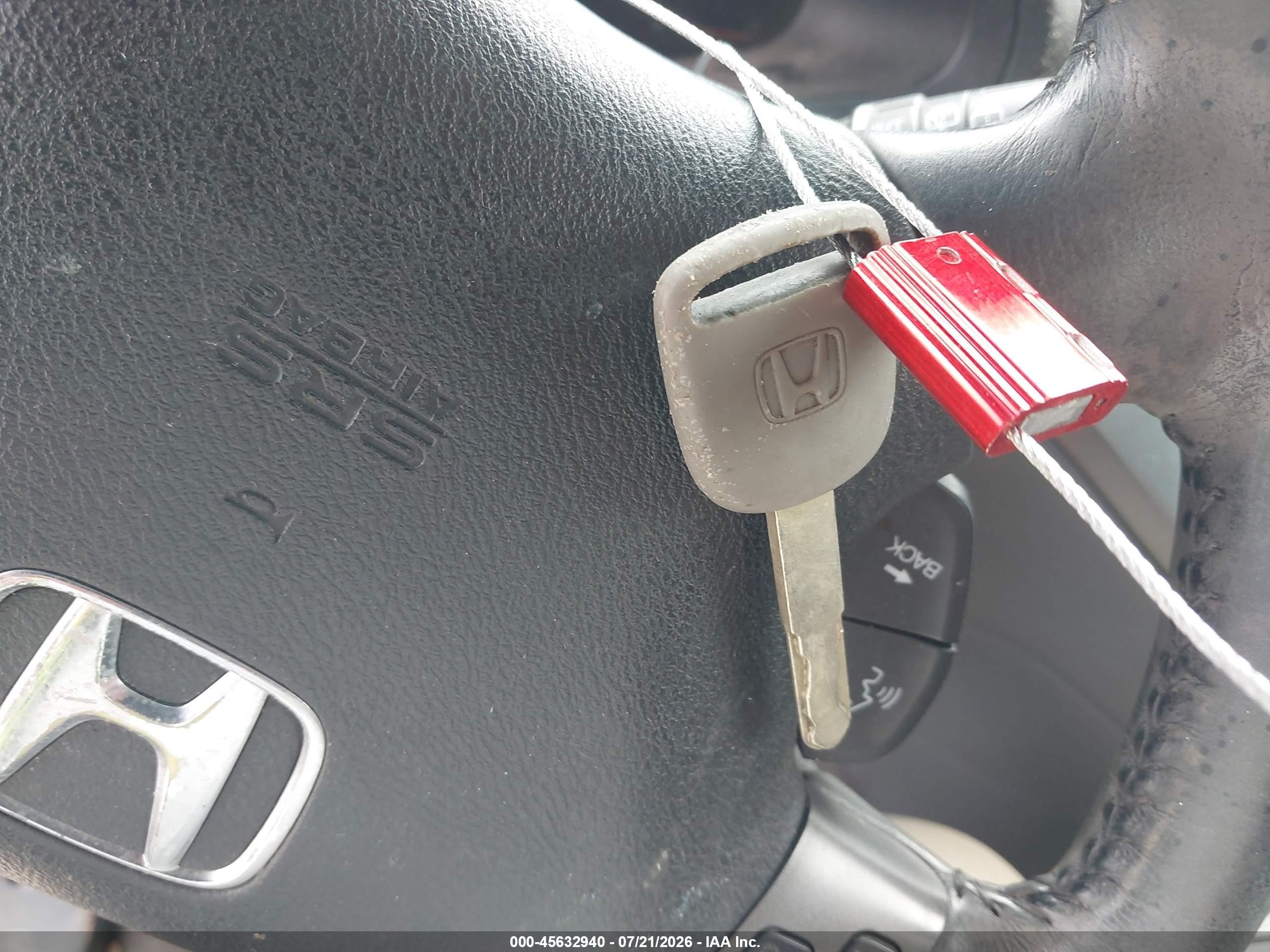 2007 Honda Odyssey Ex-l Blue vin: 5FNRL38707B127201
