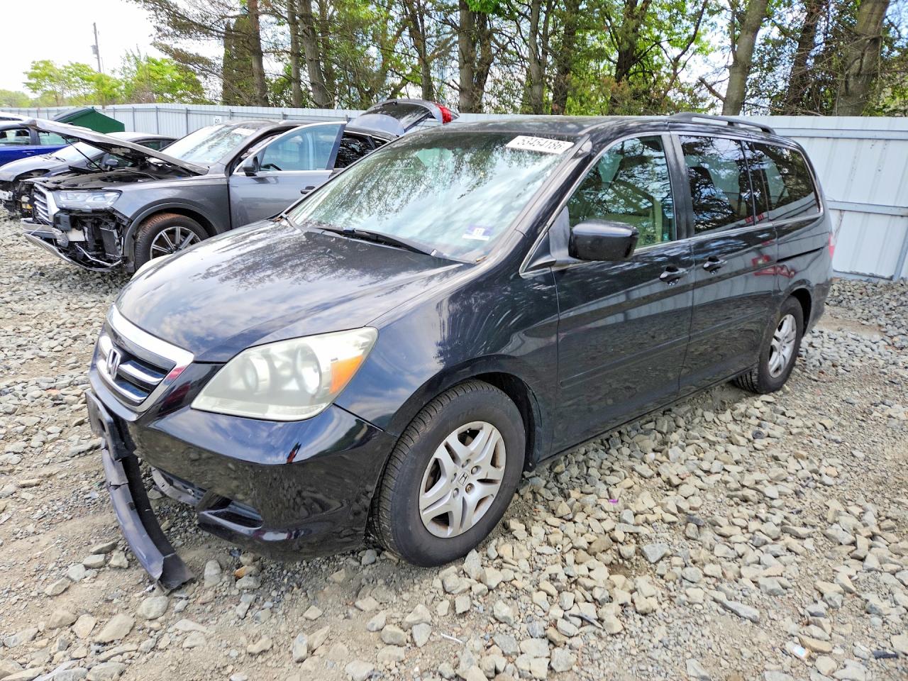 2007 Honda Odyssey Exl Черный vin: 5FNRL38707B130535