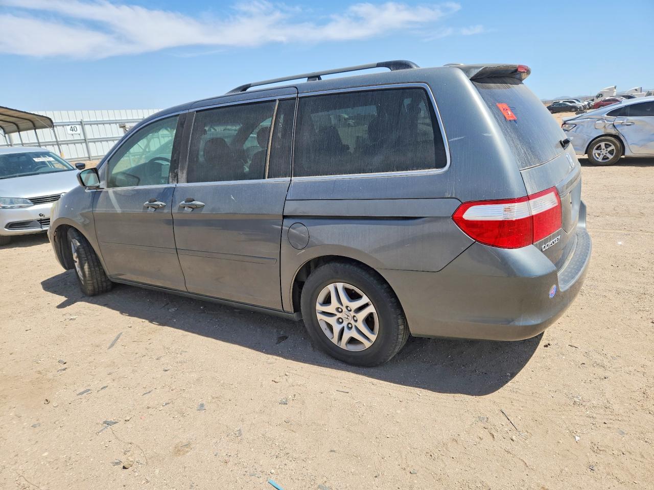 2007 Honda Odyssey Exl Gray vin: 5FNRL38707B426249