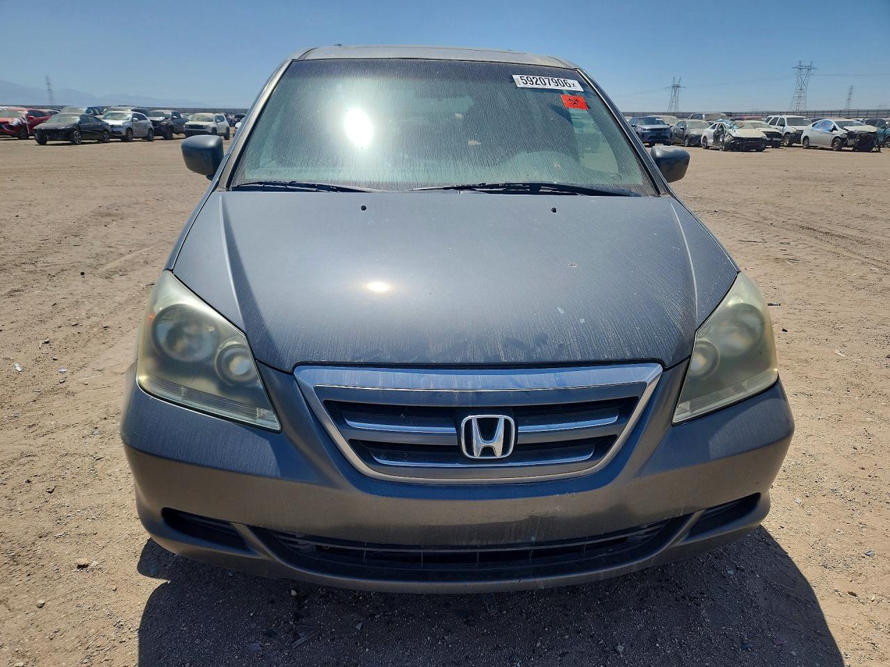 2007 Honda Odyssey Exl Gray vin: 5FNRL38707B426249