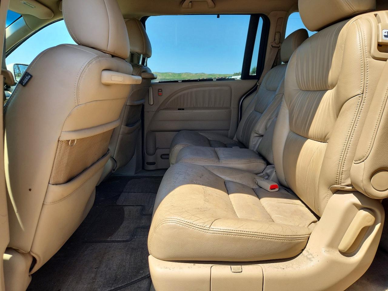 2007 Honda Odyssey Exl White vin: 5FNRL38707B430897