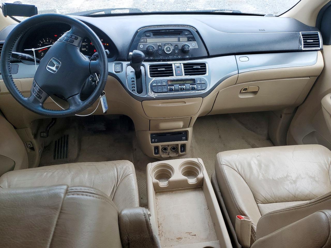 2007 Honda Odyssey Exl Tan vin: 5FNRL38707B431421