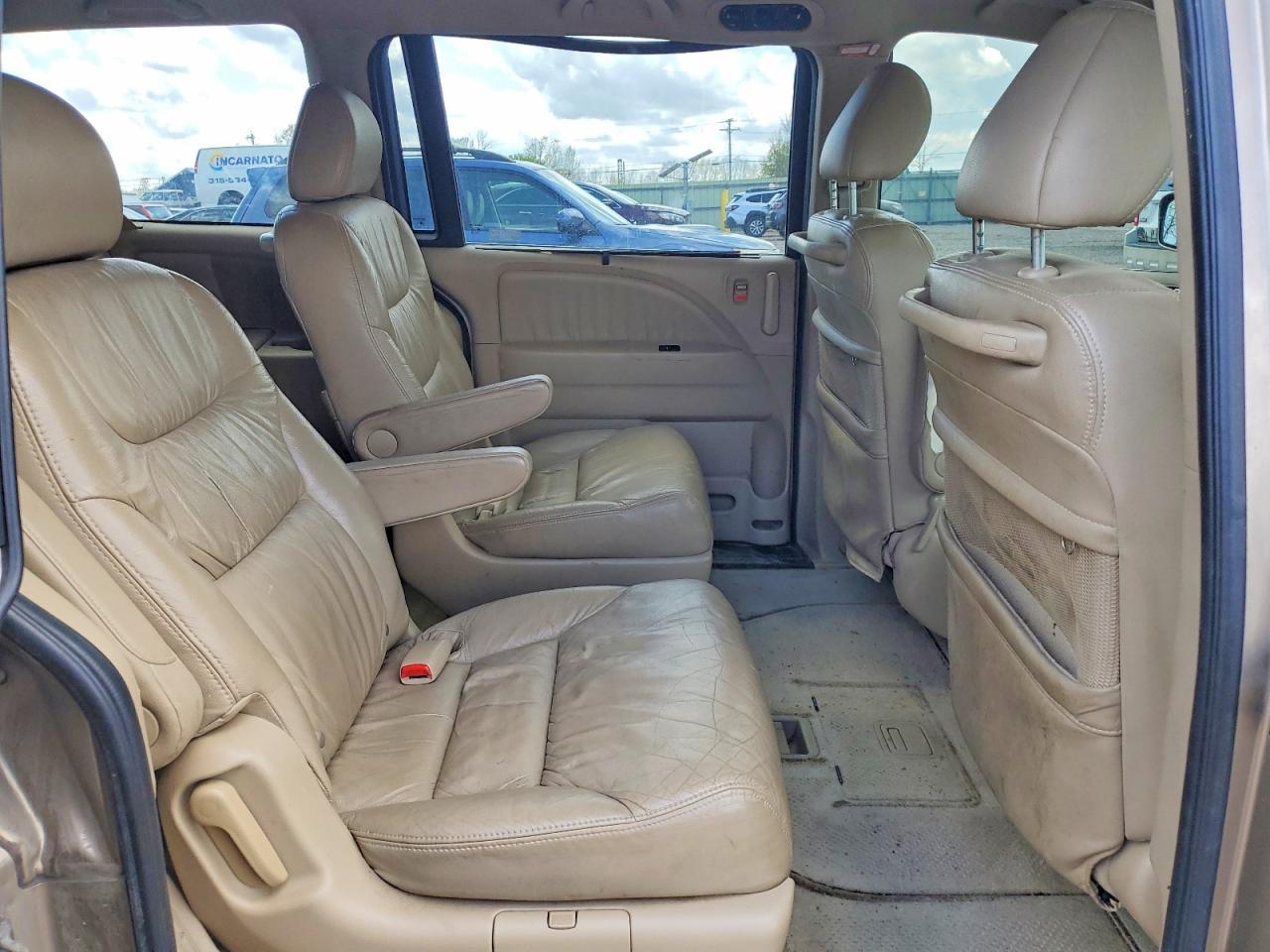 2007 Honda Odyssey Exl Tan vin: 5FNRL38707B431421