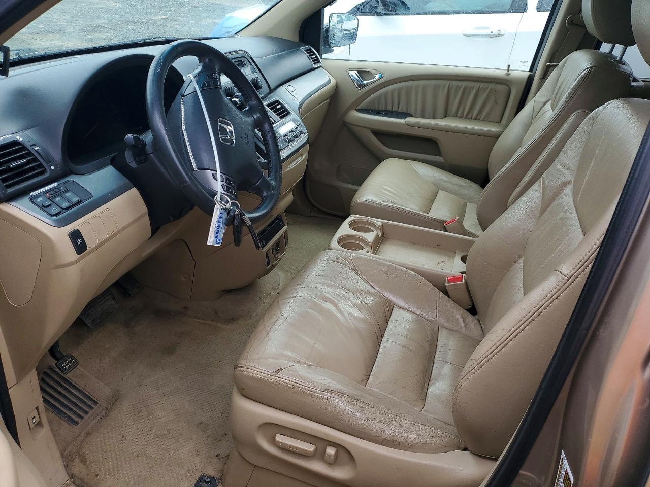 2007 Honda Odyssey Exl Tan vin: 5FNRL38707B431421