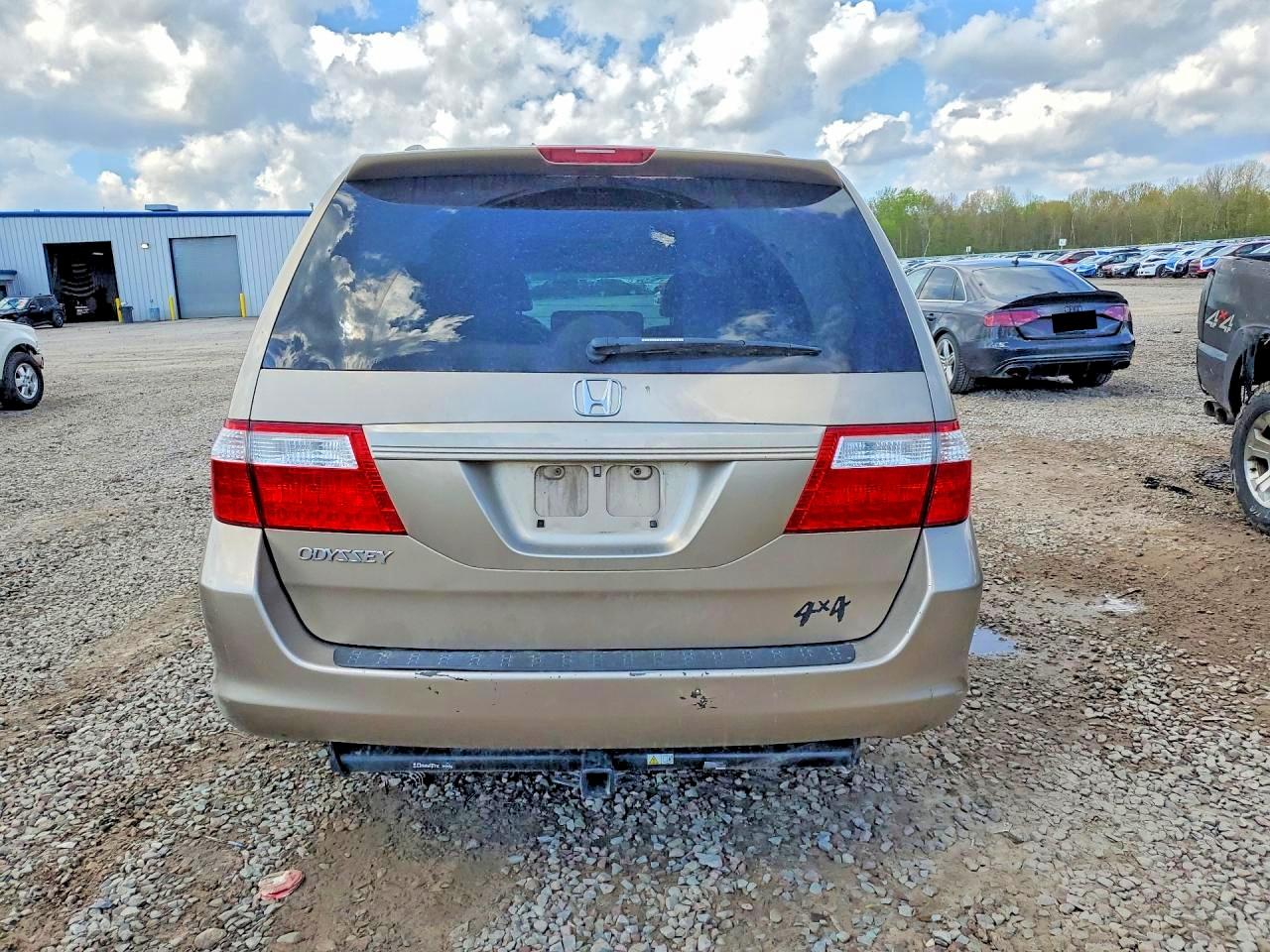 2007 Honda Odyssey Exl Tan vin: 5FNRL38707B431421