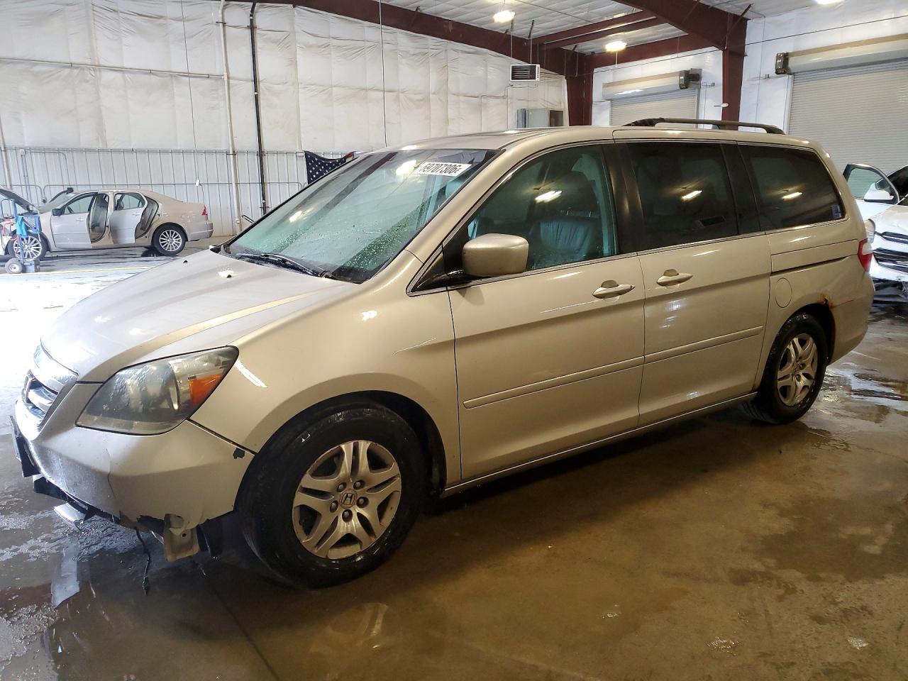 2007 Honda Odyssey Exl Silver vin: 5FNRL38707B459669