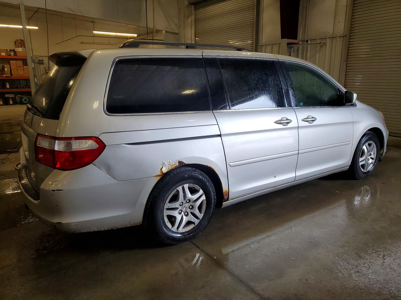 2007 Honda Odyssey Exl Silver vin: 5FNRL38707B459669