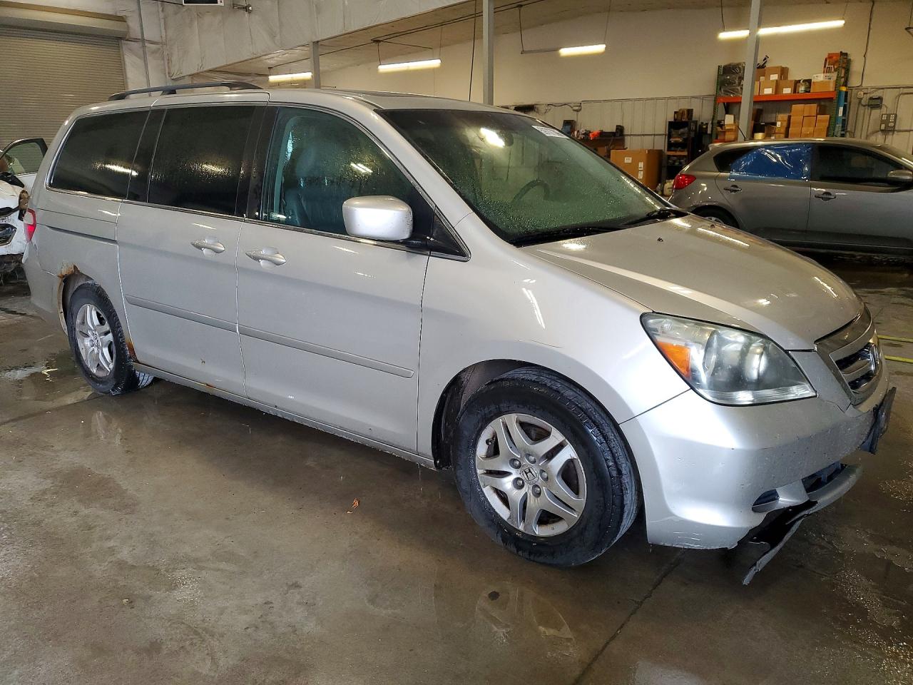 2007 Honda Odyssey Exl Silver vin: 5FNRL38707B459669