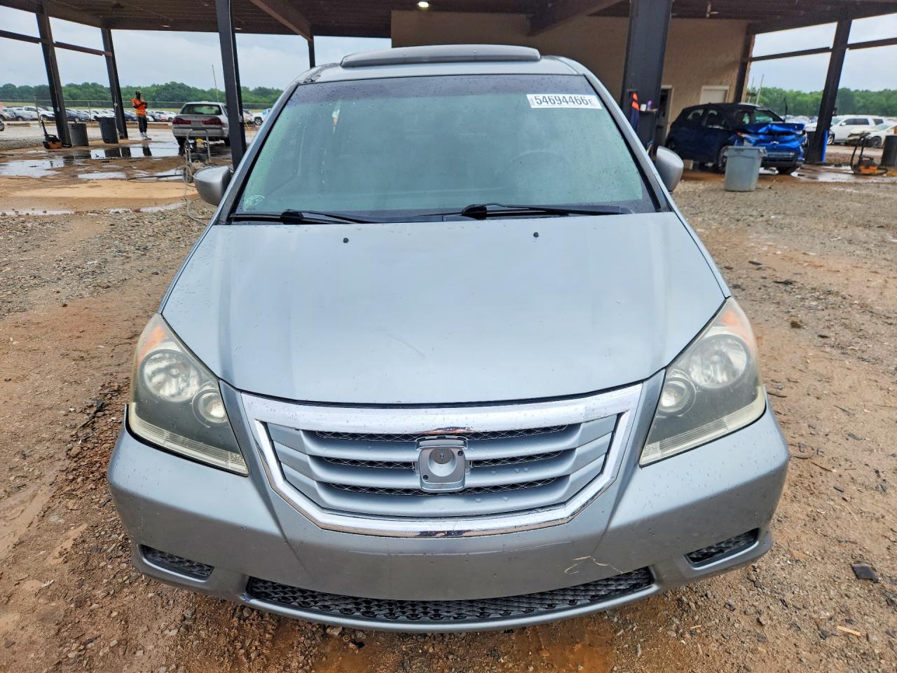 2008 Honda Odyssey Exl Blue vin: 5FNRL38708B027018