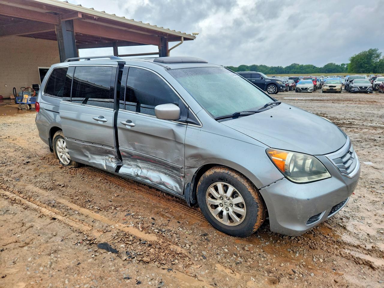 2008 Honda Odyssey Exl Blue vin: 5FNRL38708B027018
