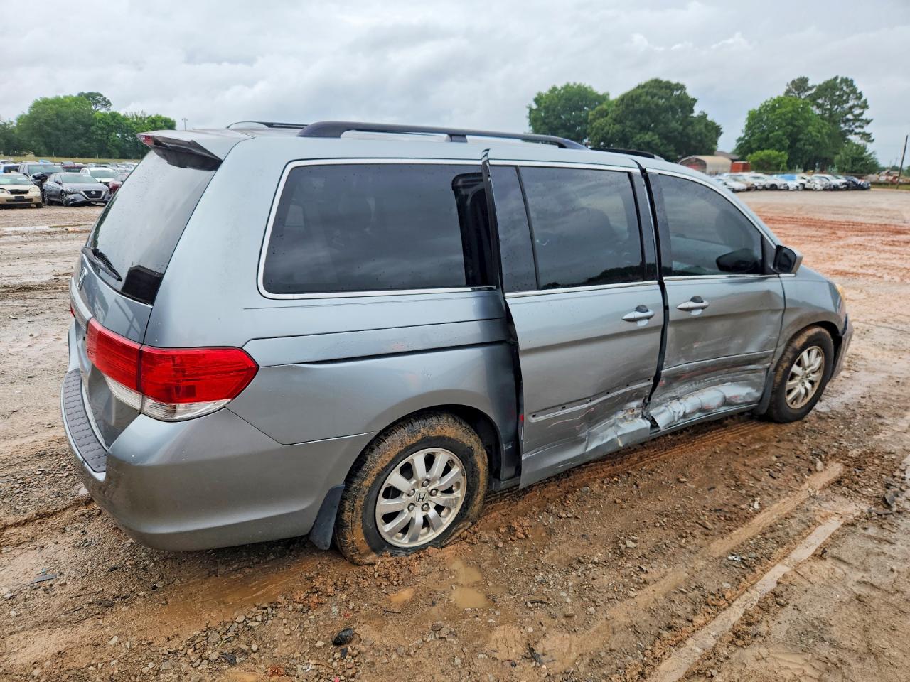 2008 Honda Odyssey Exl Blue vin: 5FNRL38708B027018