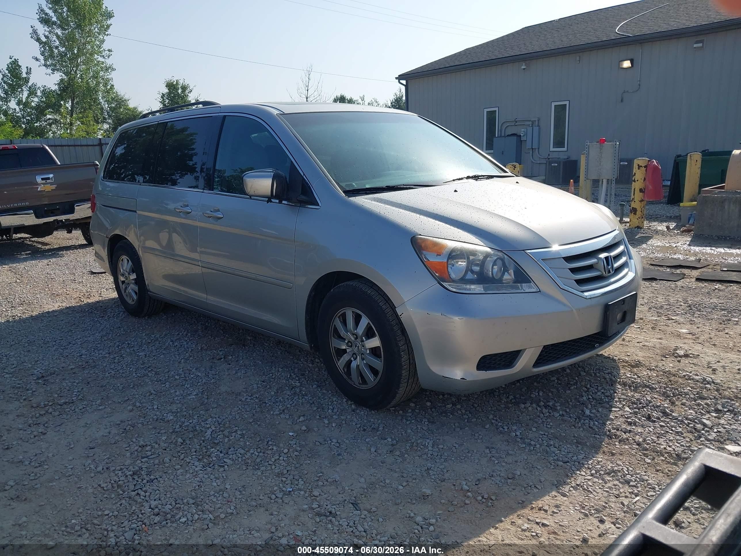 2008 Honda Odyssey Ex-l Silver vin: 5FNRL38708B063761