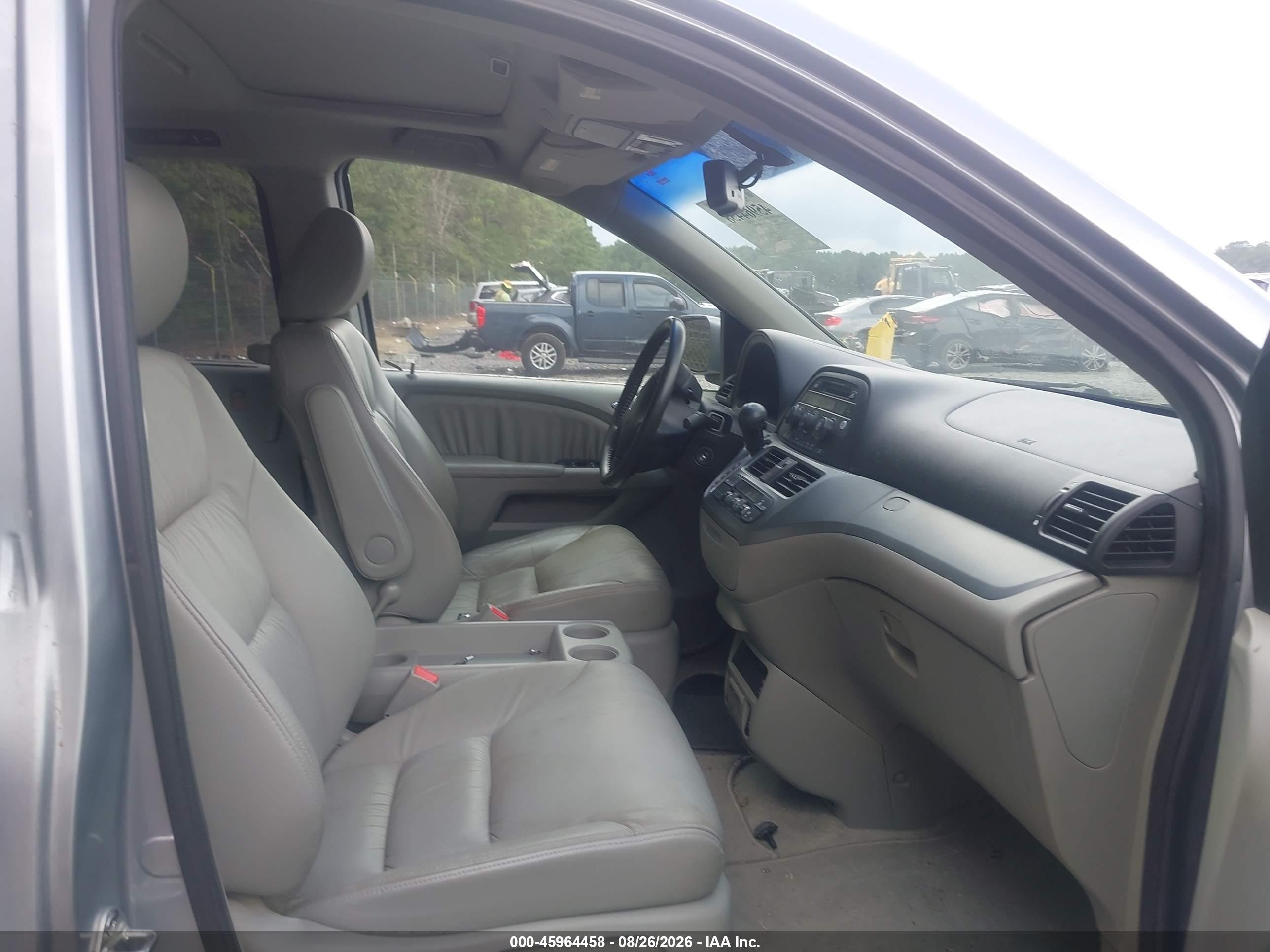 2008 Honda Odyssey Ex-l Gray vin: 5FNRL38708B067938