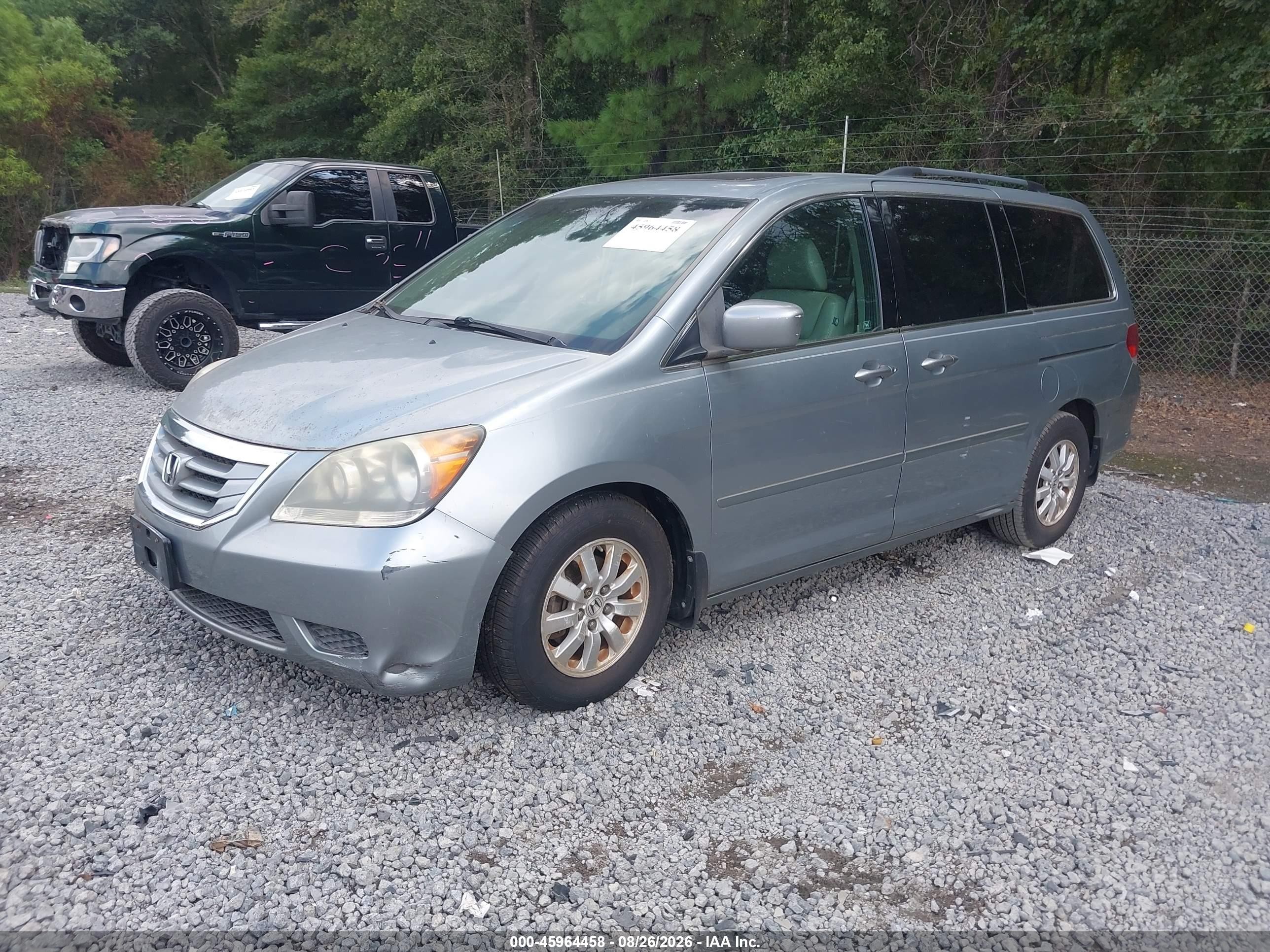2008 Honda Odyssey Ex-l Gray vin: 5FNRL38708B067938