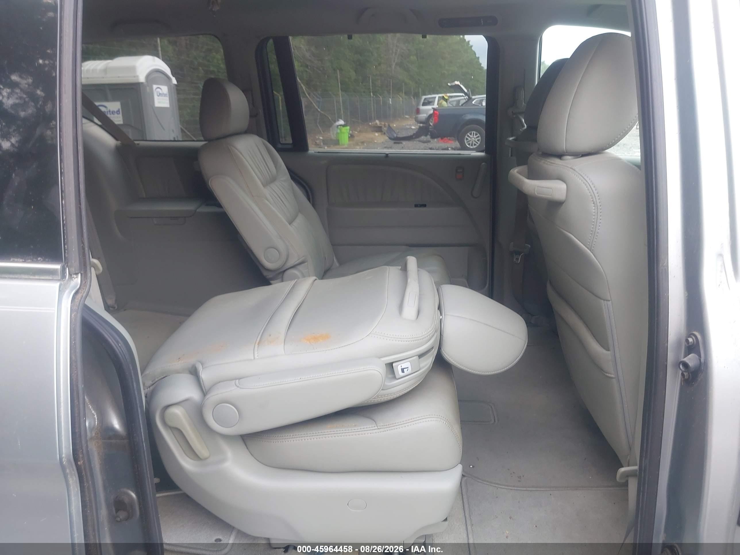 2008 Honda Odyssey Ex-l Gray vin: 5FNRL38708B067938