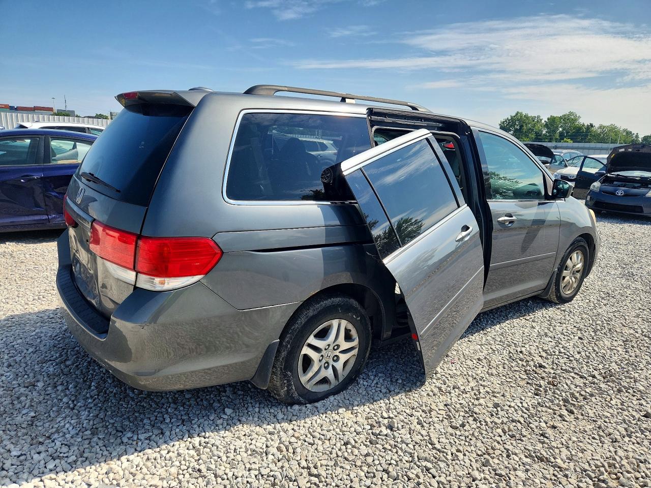 2008 Honda Odyssey Exl Gray vin: 5FNRL38708B082844