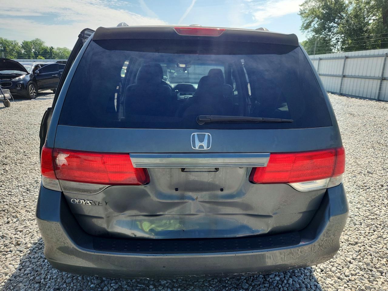 2008 Honda Odyssey Exl Gray vin: 5FNRL38708B082844