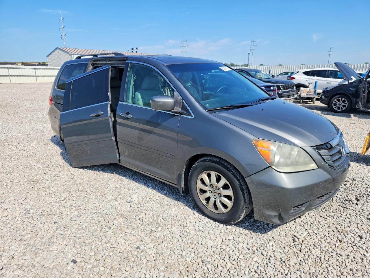 2008 Honda Odyssey Exl Gray vin: 5FNRL38708B082844
