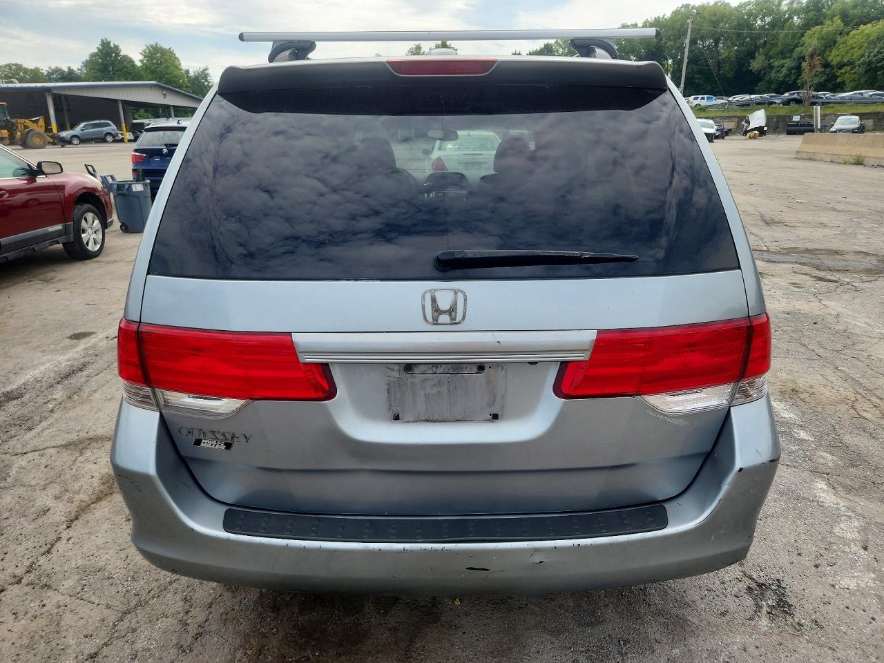 2008 Honda Odyssey Exl Silver vin: 5FNRL38708B095366