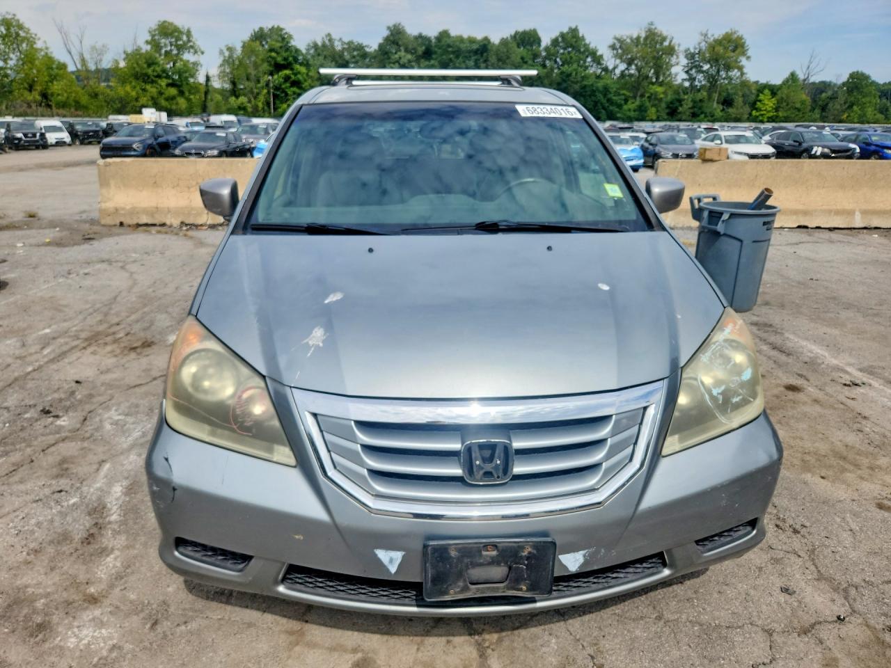 2008 Honda Odyssey Exl Silver vin: 5FNRL38708B095366