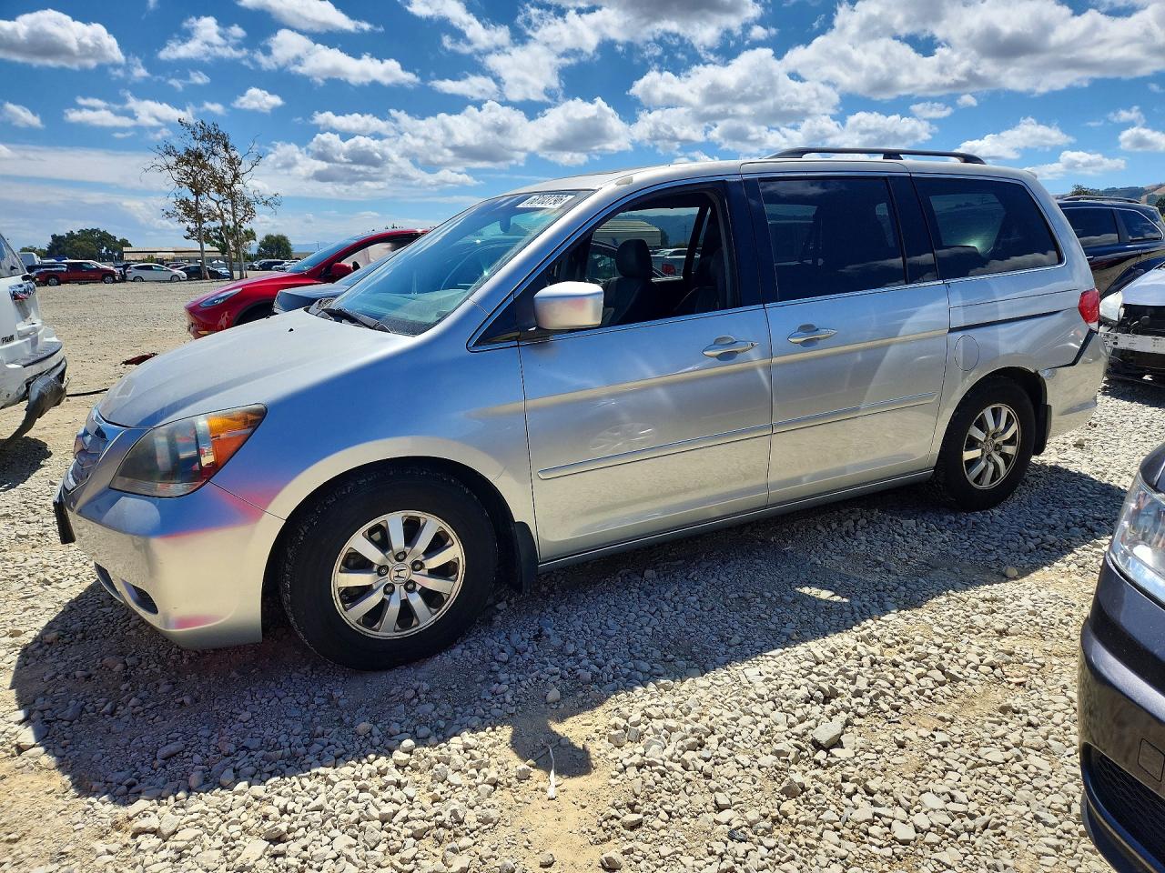 2008 Honda Odyssey Exl Silver vin: 5FNRL38708B116605