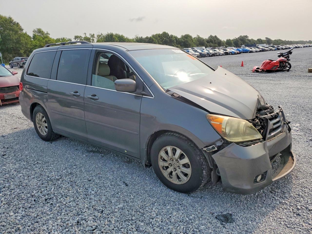 2008 Honda Odyssey Exl Gray vin: 5FNRL38708B403863