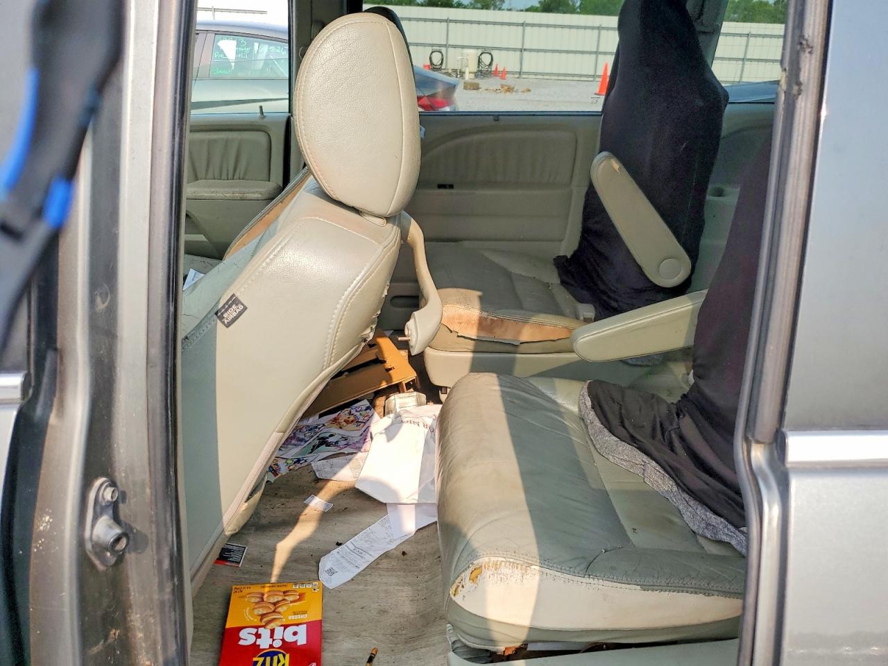 2008 Honda Odyssey Exl Gray vin: 5FNRL38708B403863