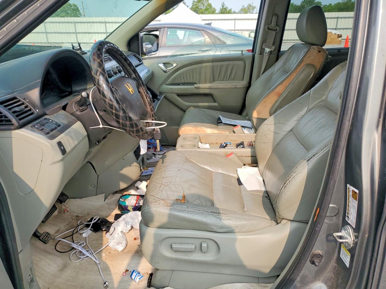 2008 Honda Odyssey Exl Gray vin: 5FNRL38708B403863