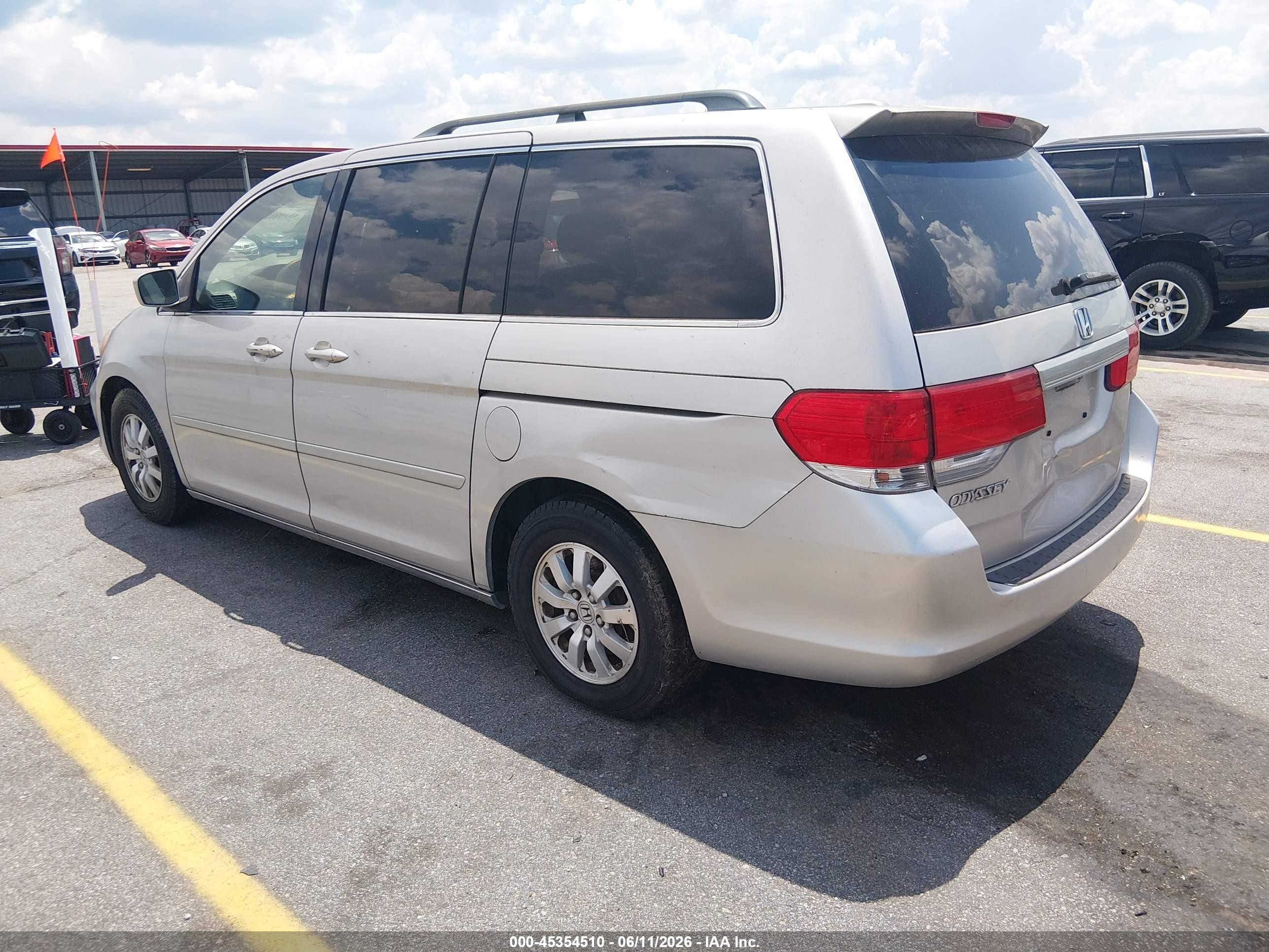 2008 Honda Odyssey Ex-l Серый vin: 5FNRL38708B415348