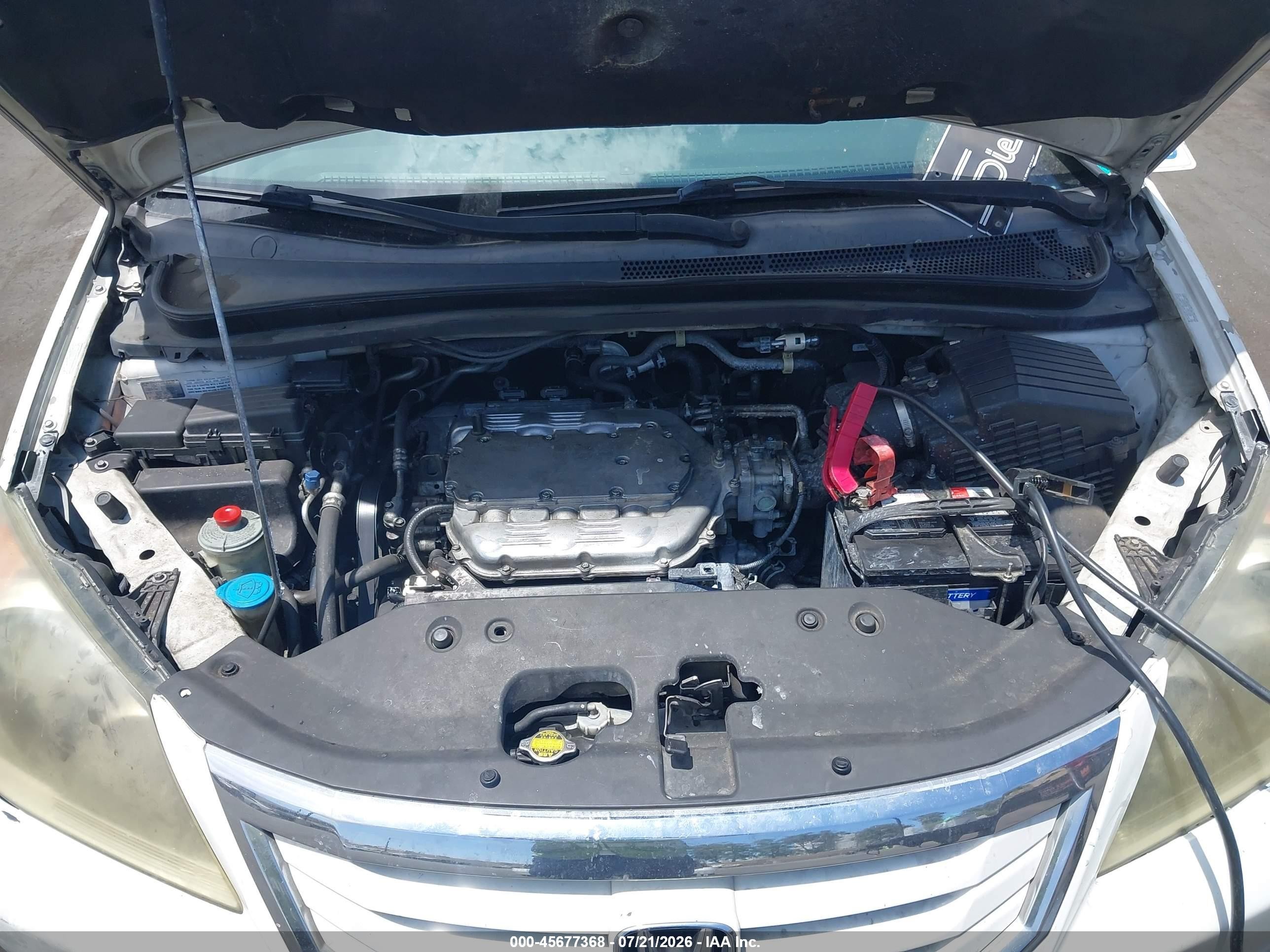 2009 Honda Odyssey Ex-l Белый vin: 5FNRL38709B002377