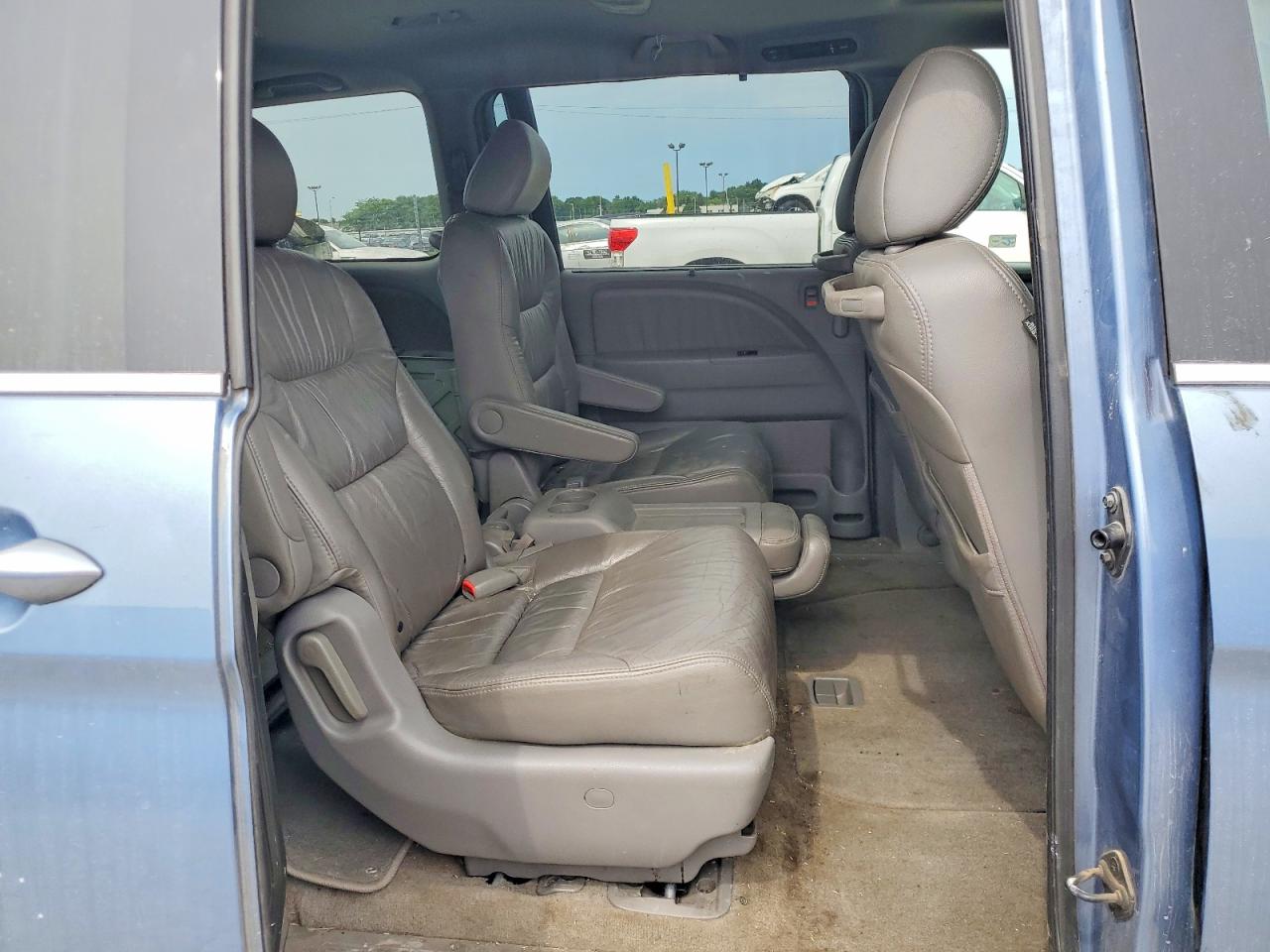 2009 Honda Odyssey Exl Blue vin: 5FNRL38709B004646